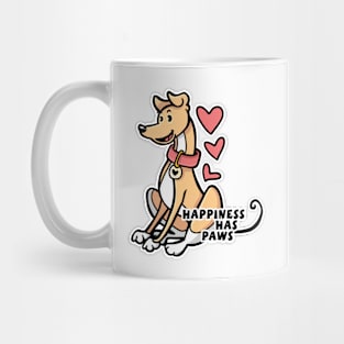 Happiness Has Paws Mug